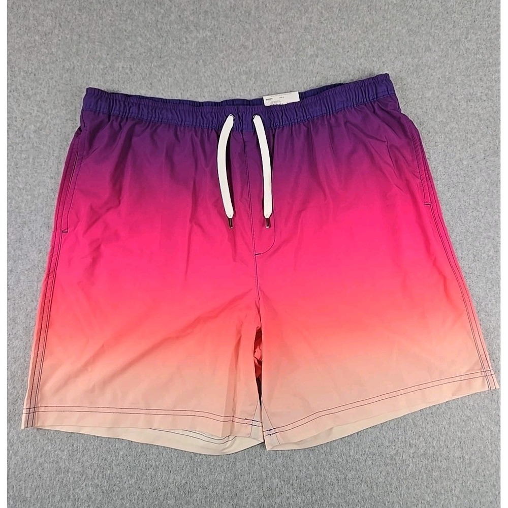 Sonoma Swim Trunk Shorts Mens Size XL Lined 7" Inseam Swimming Short Purple NWT‎